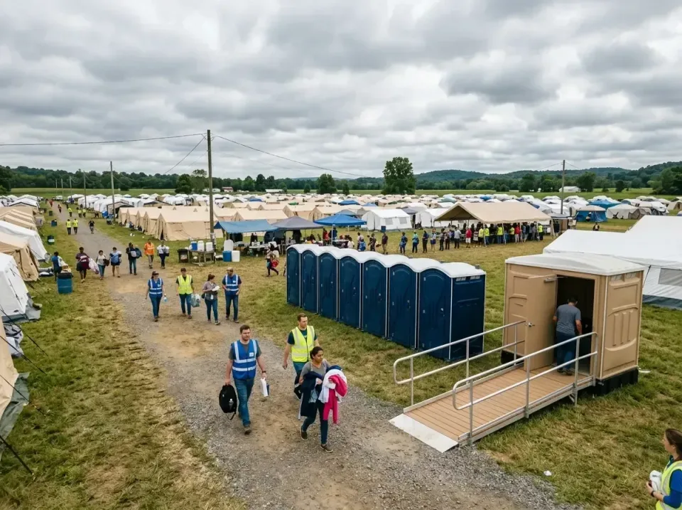 disaster-relief-camp-restrooms-010 — frequently asked questions, Dumpster & Portable Bathrooms Rental in Guilford Center, CT